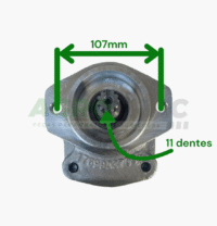 BOMBA HIDRAULICA PARA JOHN DEERE 6100E 6125E - Imagem 2