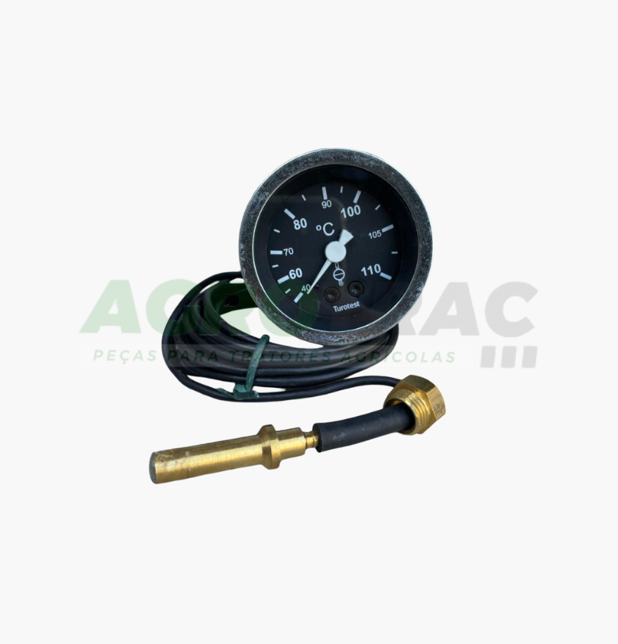 INDICADOR DE TEMPERATURA MECÂNICO 302415 60MM CABO 3,00M
