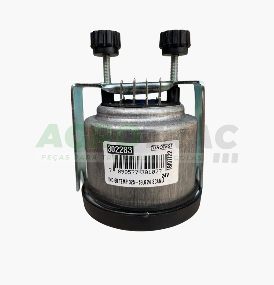 RELOGIO DE TEMPERATURA ELETRICO 60MM 24 VOLT - Imagem 2